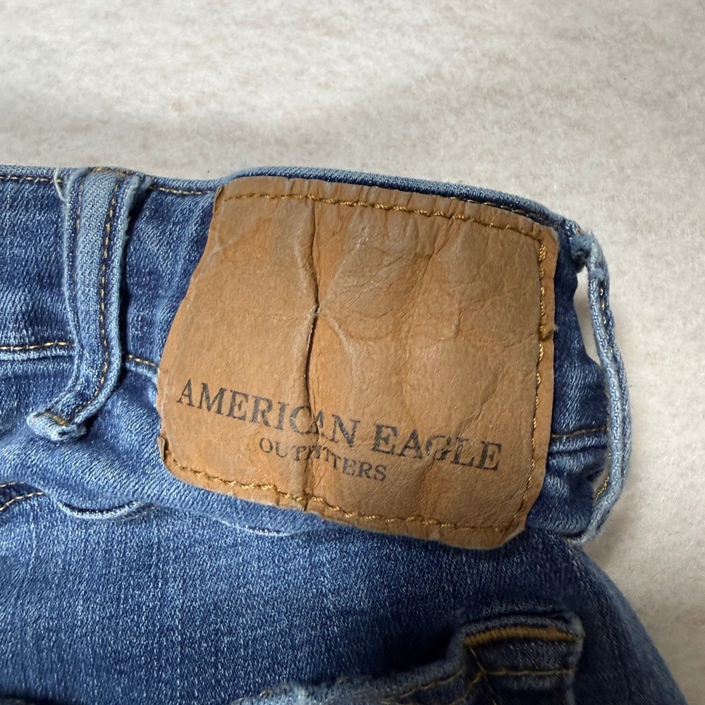 American Eagle Ne(x)t Level Flex Straight Leg Jeans Blue 38x32 Mens - Picture 3 of 8